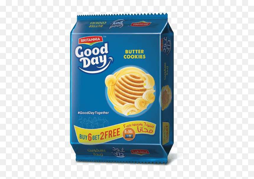 Britannia Good Day Butter Cookies, HD Png Download - good day biscuit png