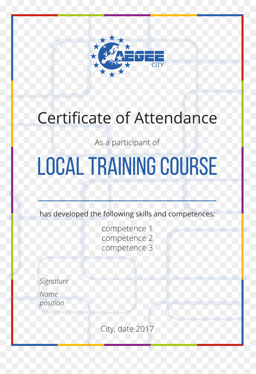 Certificate Light Background Bebas Nue Example - Aegee Europe, HD Png Download - certificate design background png
