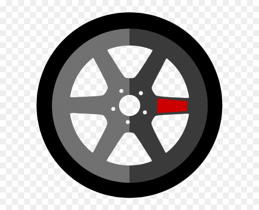 Vector Rims Tayar, Picture - Ruedas De Plastico Duro, HD Png Download - wheel vector png