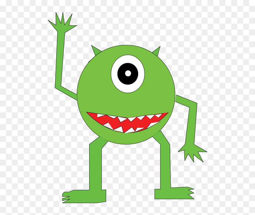 Mike - Monster Clipart Green, HD Png Download - mike clipart png