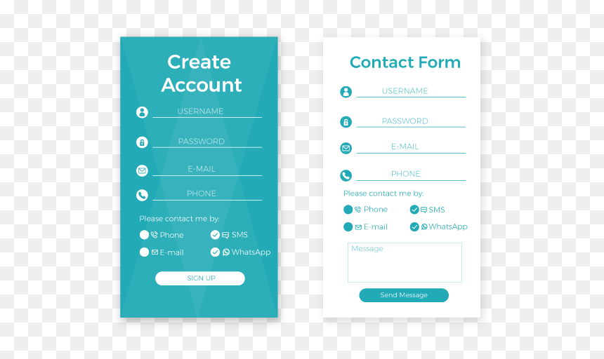 Whats App Contact Form - Paper Product, HD Png Download - whatsapp sign png