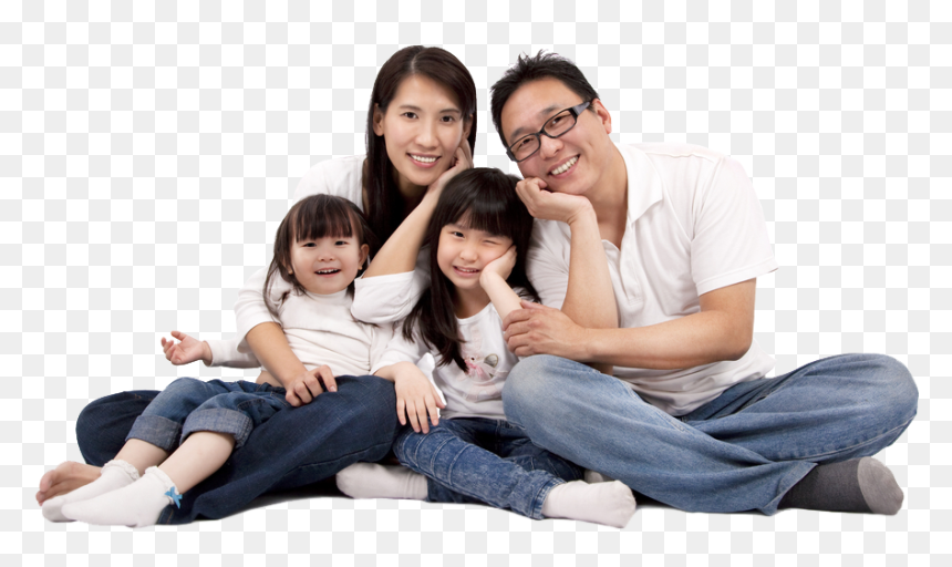 Thumb Image - Sitting, HD Png Download - family png images