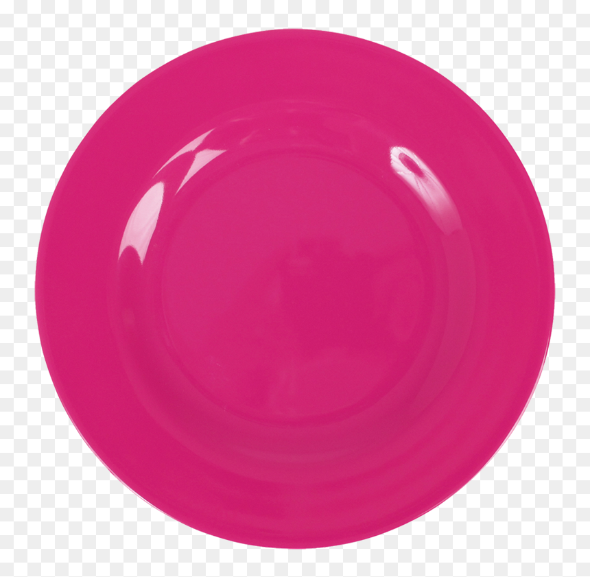 Fuchsia Melamine Side Plate Kids Plate Rice Dk - Plate, HD Png Download - rice plate png
