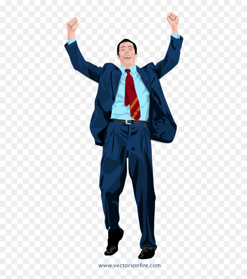 Happy Businessman By Mihai Ionascu - Happy Businessman Clipart Png, Transparent Png - men fashion clipart png
