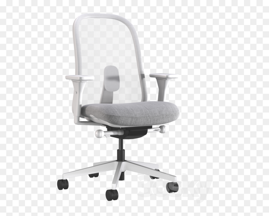 Lino Office Swivel Chair With Armrests By Herman Miller - Office Chair, HD Png Download - office chairs png
