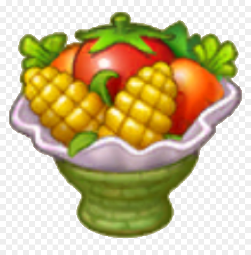Township Wiki - Strawberry, HD Png Download - fruits and vegetables basket png