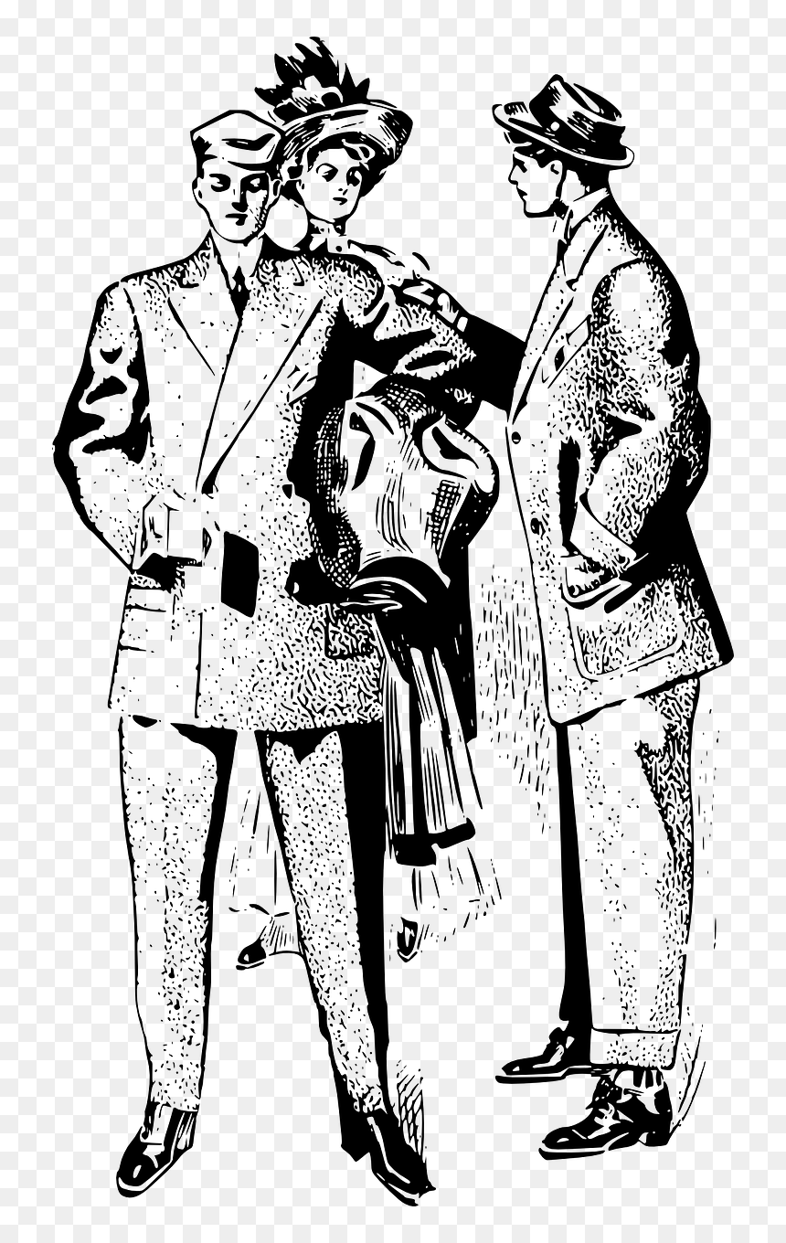 Suit Ladies Gents Clipart, HD Png Download - men suit png