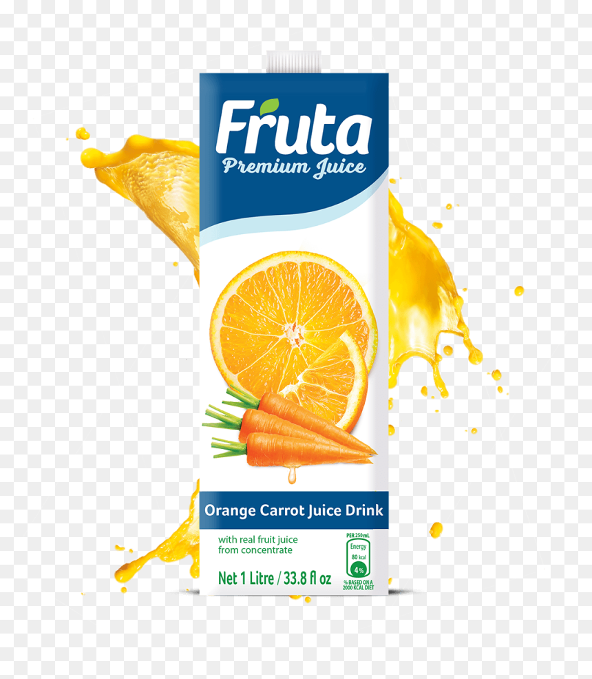 Fruta Orange Carrot, HD Png Download - carrot juice png