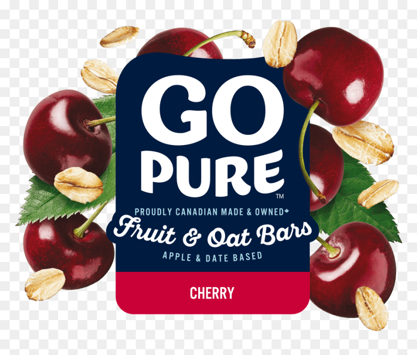 Go Pure Fruit And Oat Bars, HD Png Download - cherry fruit png