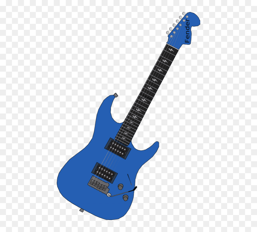 Electrical Clipart Blue Electricity - Electric Guitar Clip Art, HD Png Download - guitar png image
