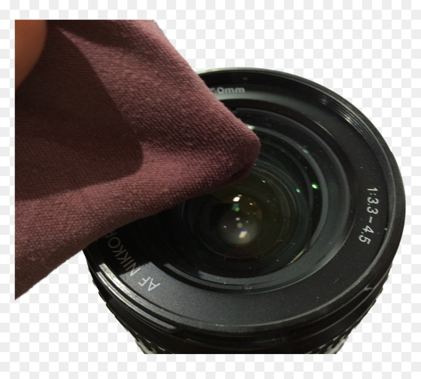 Cleaning A Lens - Camera Lens, HD Png Download - camera lenses png