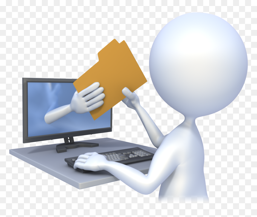 Transfer Transparent Png Png Icons - Gestion Documental, Png Download - computer png file