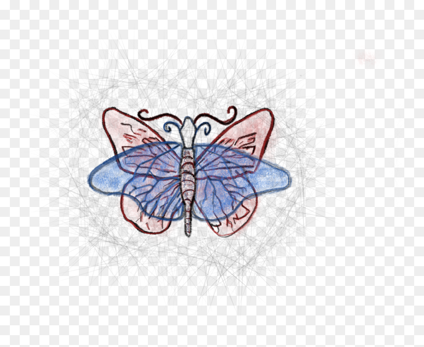 Cleaned Version In Photoshop - Butterfly, HD Png Download - butterfly png for photoshop