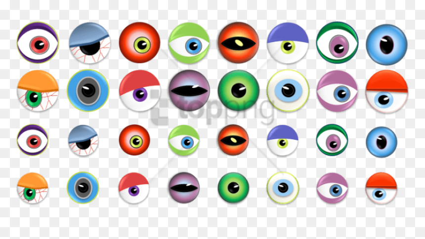 Free Png Monster Eyes Png Image With Transparent Background - Monster Eyes Clipart, Png Download - eyes png images
