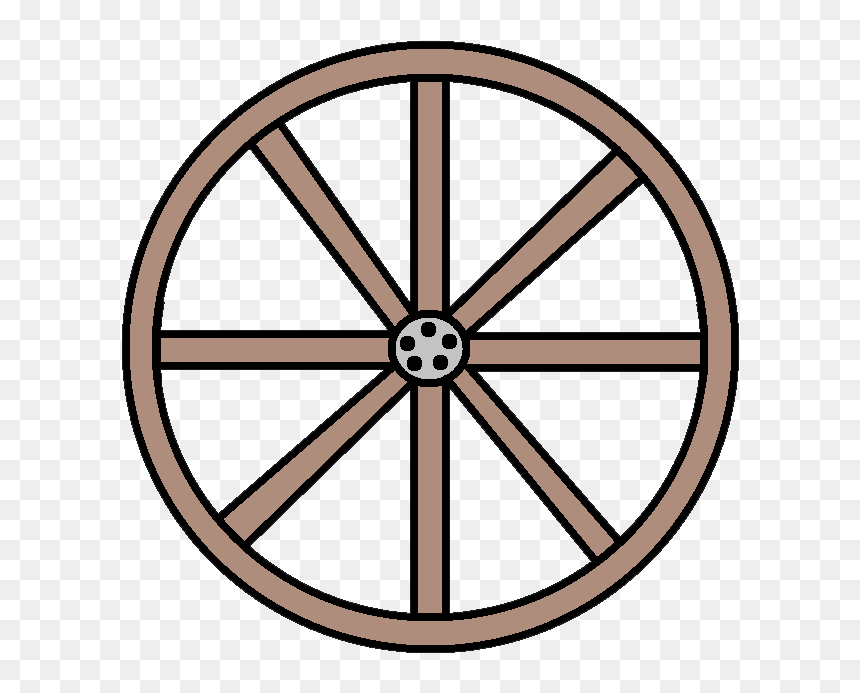 Antique Wagon Wheel Clipart Clip Art Transparent Download - Wheel Of The Year Symbol, HD Png Download - wheel clipart png