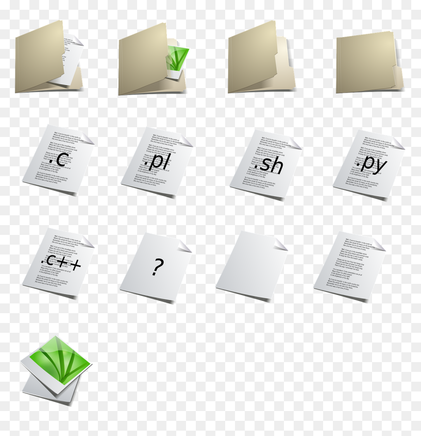 書類 ベクター, HD Png Download - computer png file