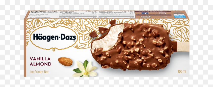 Alt Text Placeholder - Haagen Dazs Ice Cream Bars, HD Png Download - single almond png