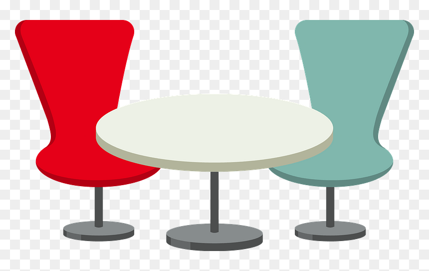 Table Chair Furniture Clipart - Office Chair, HD Png Download - table and chair png