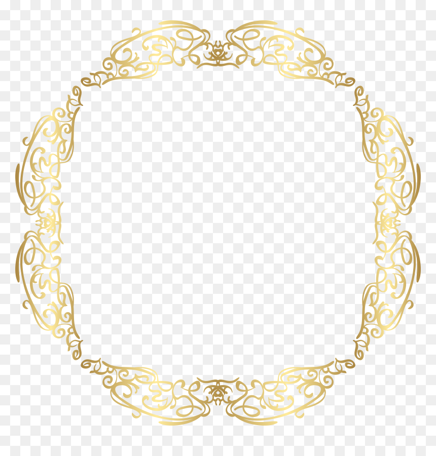 Border Frame Clip Art Png Gold Image , Png Download, Transparent Png - gold line clip art png
