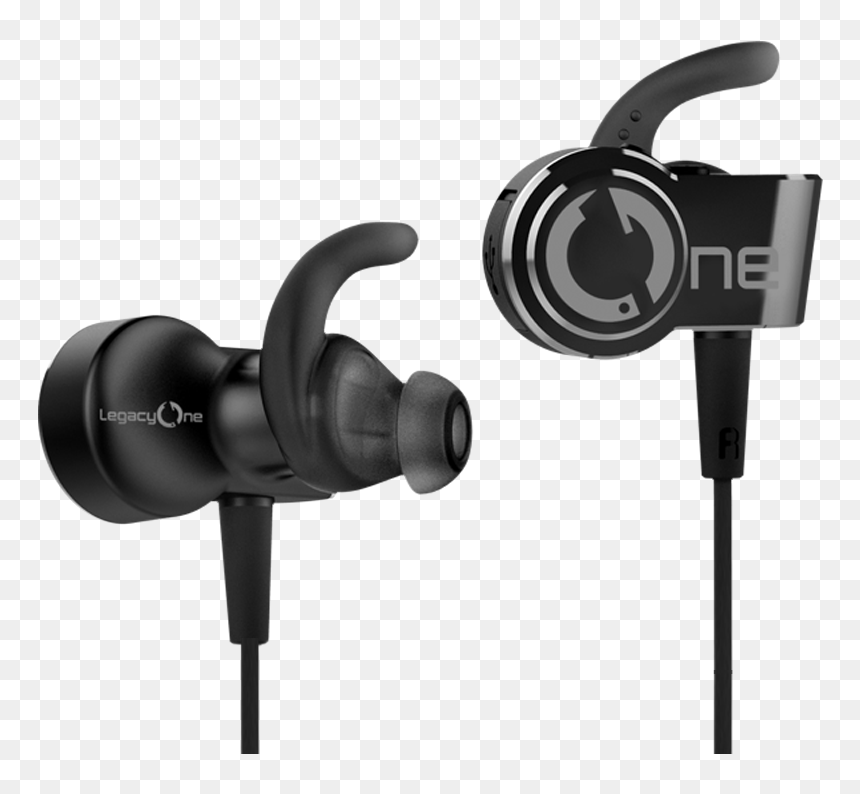 Gunmetal Black Wireless Earphone - Wireless, HD Png Download - ear phone png