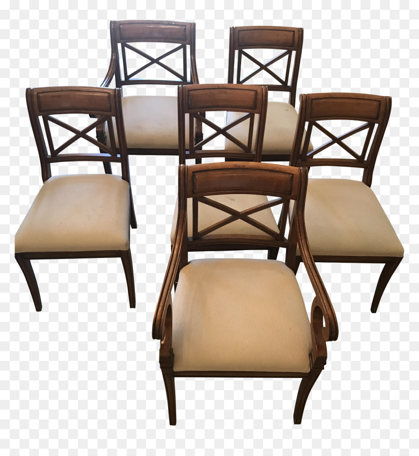 Baker Regency Dining Room Chairs - Chair, HD Png Download - chairs png images