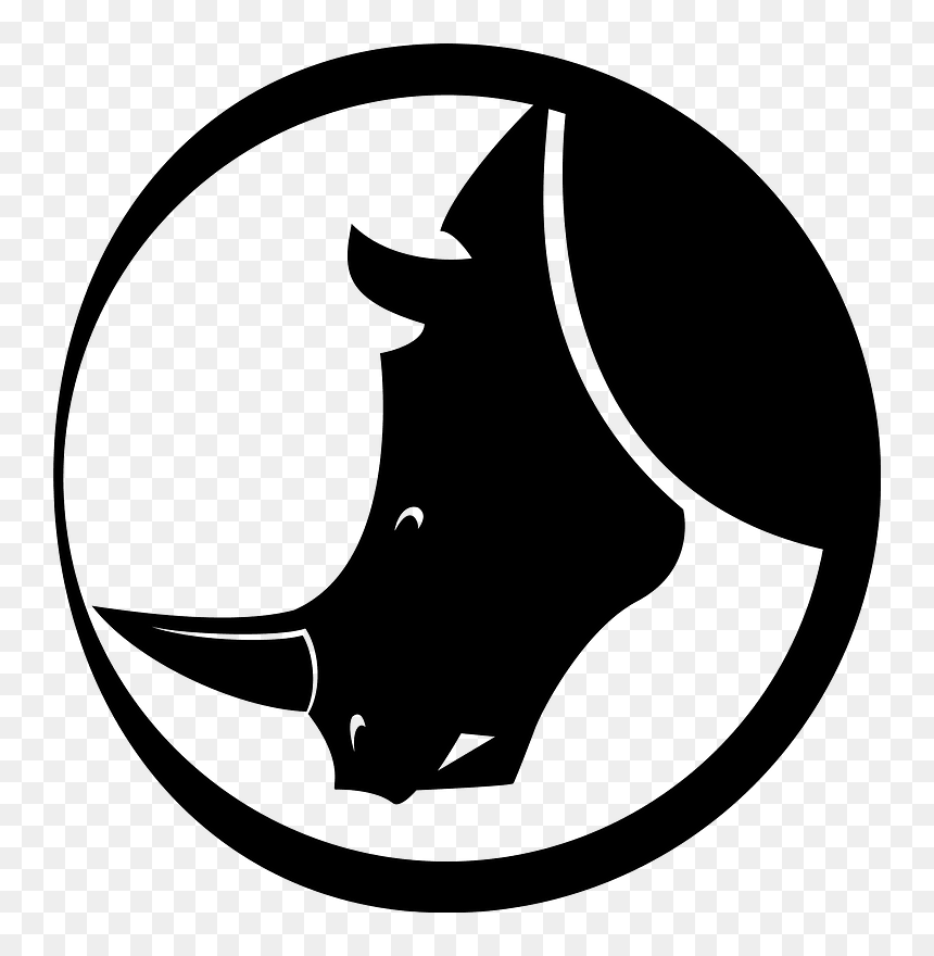 Rhyno Logo Clipart - Rhino Vector, HD Png Download - indian bull png