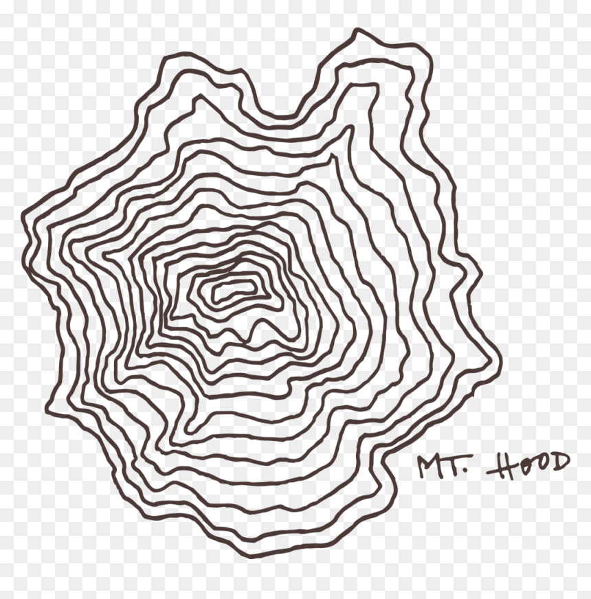 Madeline Rose Photography Co Illustration Mt Hood - Illustration, HD Png Download - photography png images