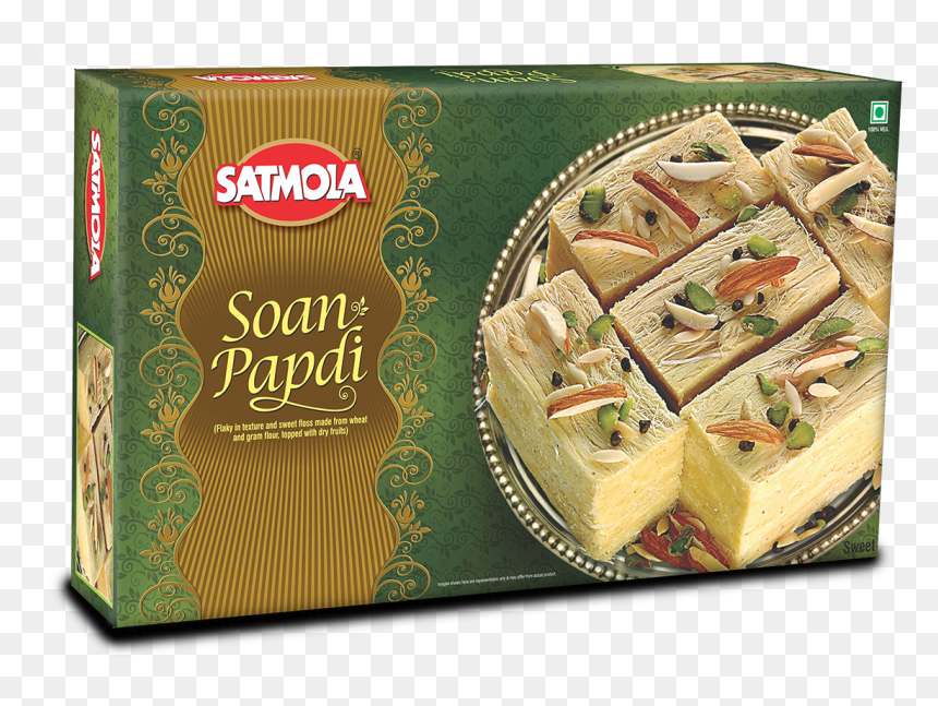 Soan Papdi Box Design, HD Png Download - diwali sweets png
