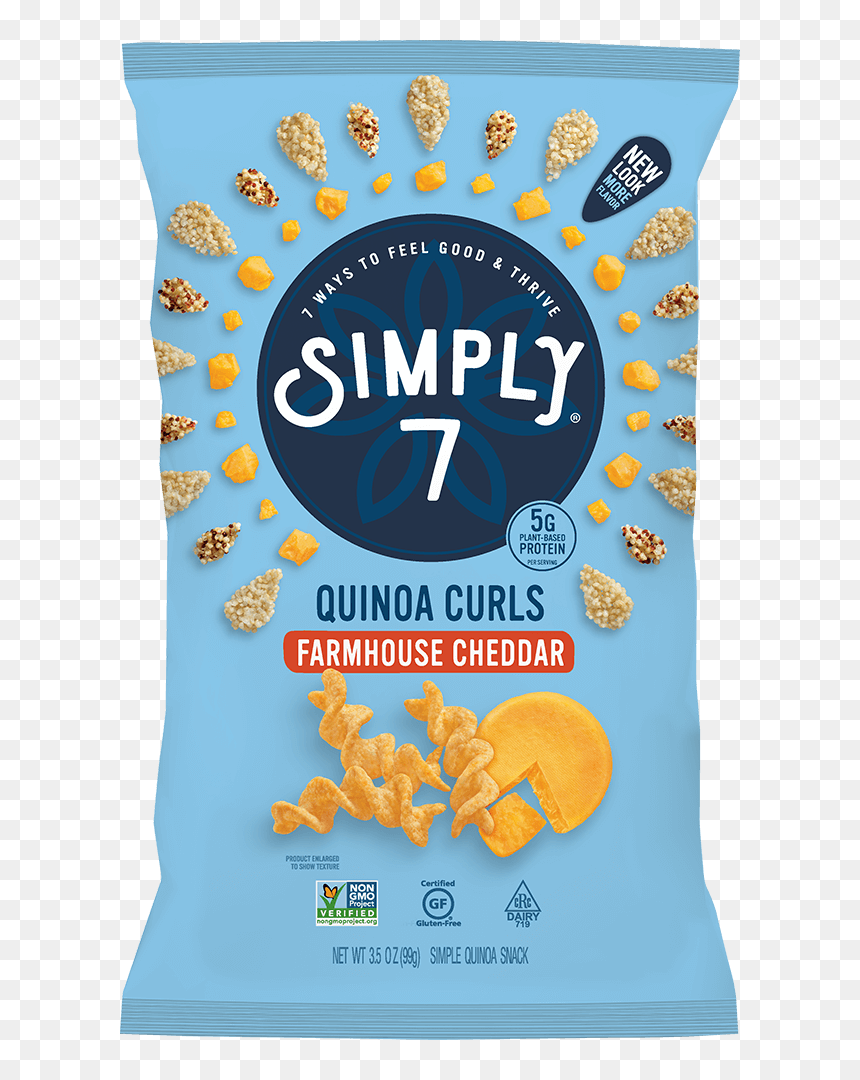 Farmhouse Cheddar Quinoa Curls - Simply 7 Quinoa Curls, HD Png Download - good day biscuit png