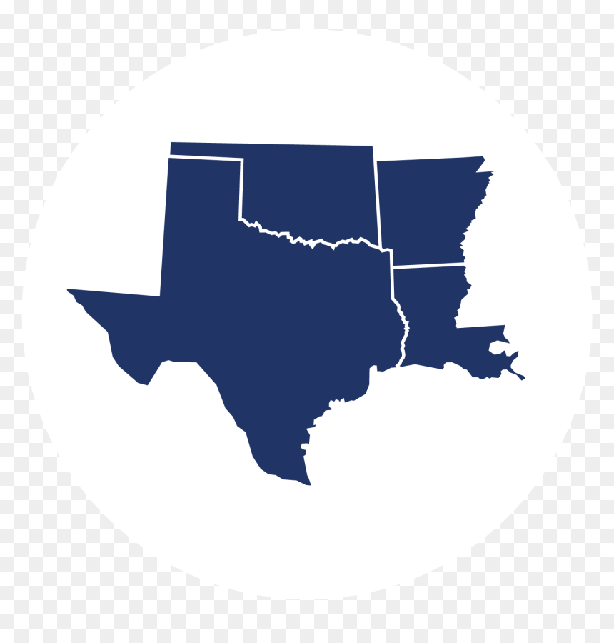 West South Central - Us Death Penalty 1976, HD Png Download - blank us map png