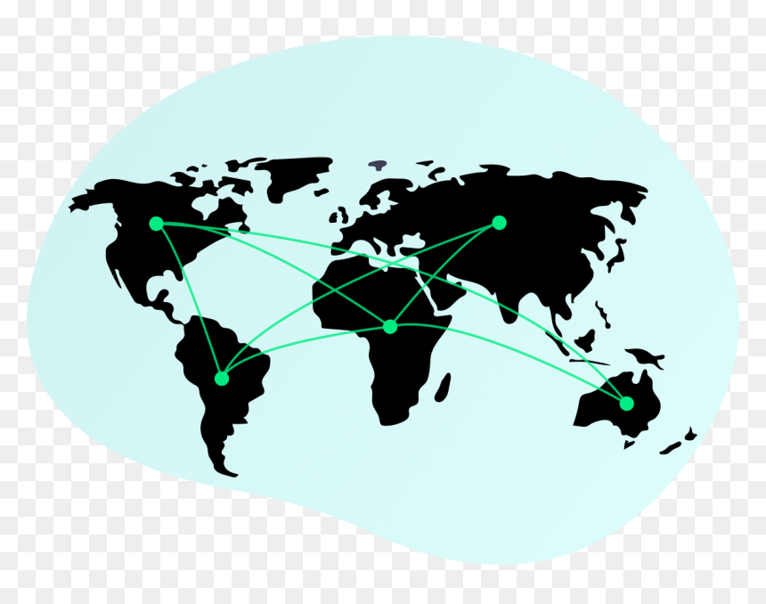 Business Process Outsourcing Provides An End To End - World Map, HD Png Download - outsourcing png