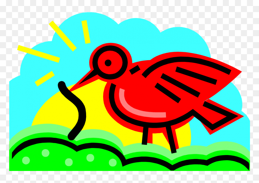 Does The Early Bird Get The Worm, HD Png Download - early bird png