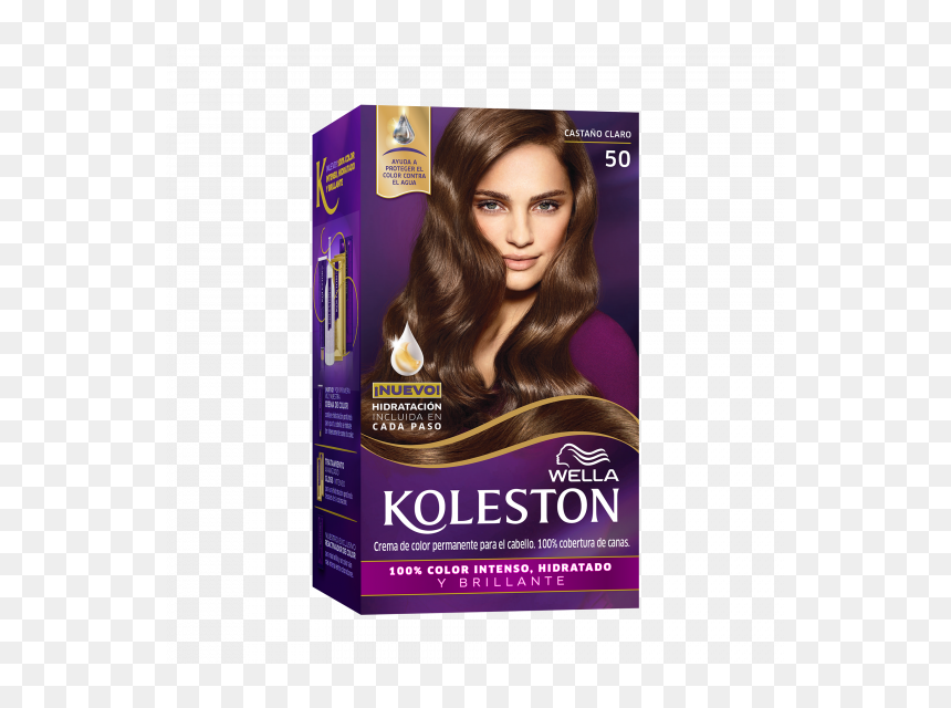 Permanent Hair Color Cream Light Brown - Chocolate Brown Koleston Hair Color, HD Png Download - colour light png