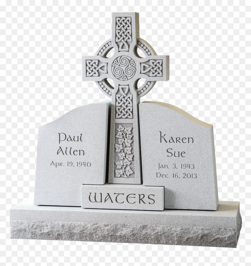 Waters, Paul - Cross - Headstone, HD Png Download - cross designs png