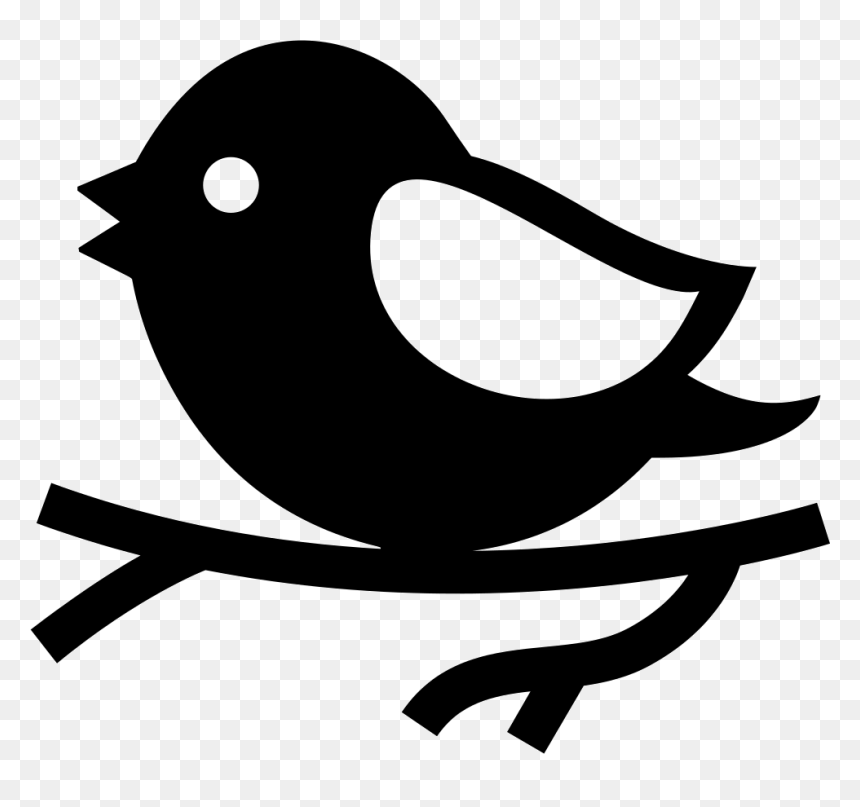 Image Library Library Bird On Png Icon - Svg Bird, Transparent Png - branch icon png