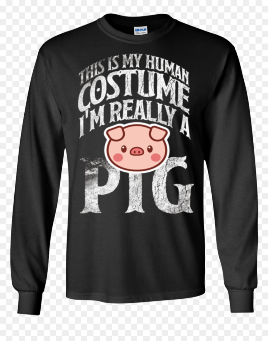 Pig Human Costume T-shirt Cute Pig Farmer Farm Life - Je Suis Agent De Securite, HD Png Download - farmer png images