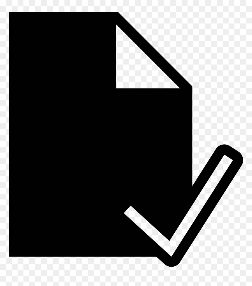 Check File Filled Icon - Computer File, HD Png Download - urgent png