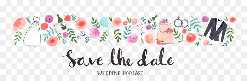 Wedding Banner Png - Save The Date Png, Transparent Png - hardik swagat png