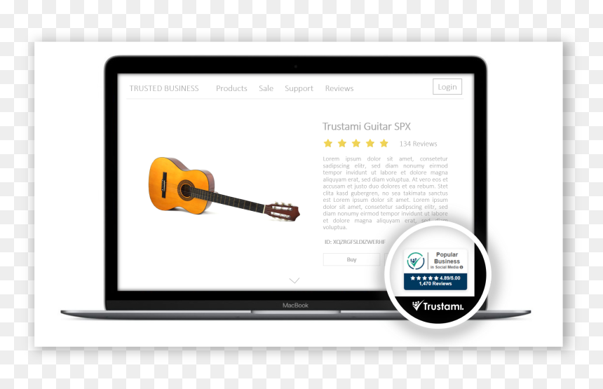 Trust Badge Example English - Website, HD Png Download - trust badge png