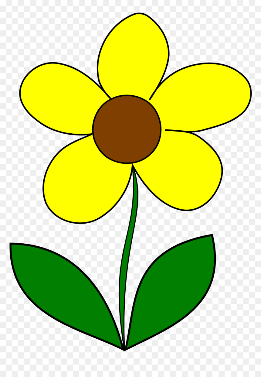 Clipart Image Of A Flower, HD Png Download - flower symbol png