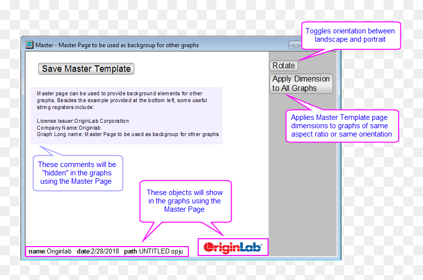 Master Page Window - Origin, HD Png Download - origin png