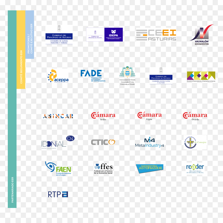 Tabla Con Partners - Federacion Asturiana De Empresarios, HD Png Download - thabala png