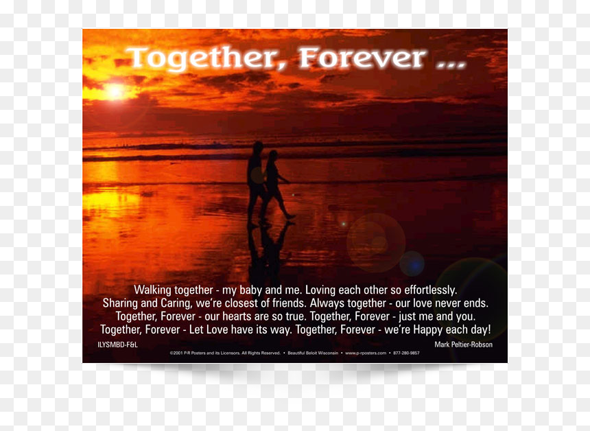 This Is The English Version Of Poster Design - Poster, HD Png Download - together forever png