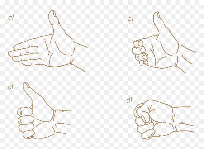 Drawing, HD Png Download - clenched fist png