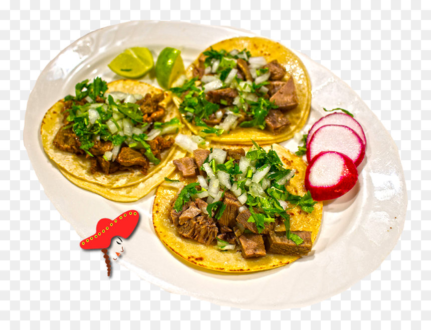 Mexican Tacos Png - Mexican Cuisine, Transparent Png - mexican taco png