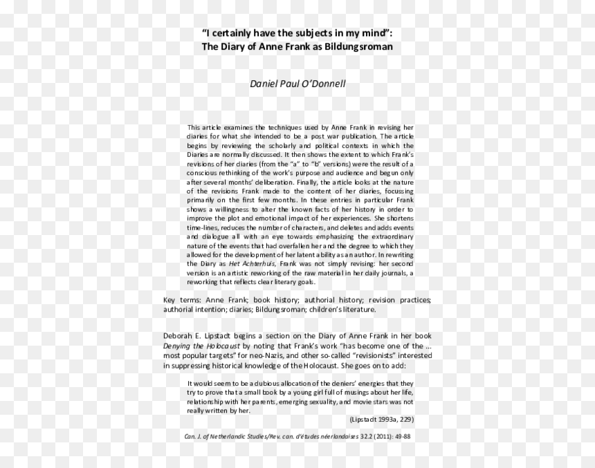 Impact Of Corporate Culture In Organization Business, HD Png Download - anne frank png