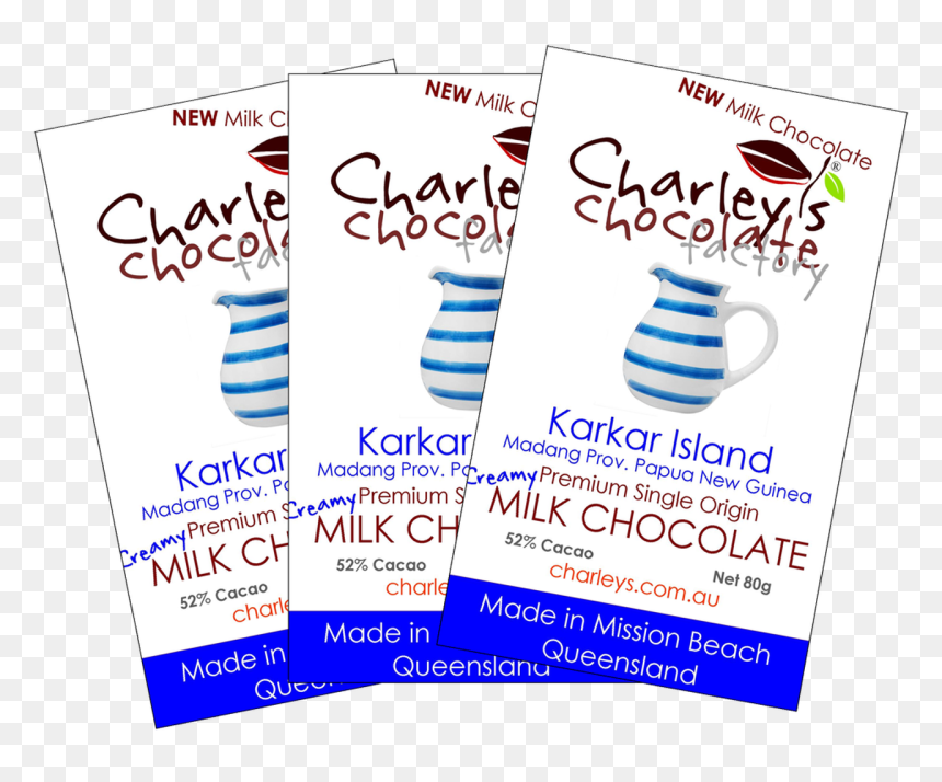 Milk Karkar Islandpng Value Pack Single Origin Milk - Charleys Chocolate Made From Karkar Island Cocoa, Transparent Png - origin png