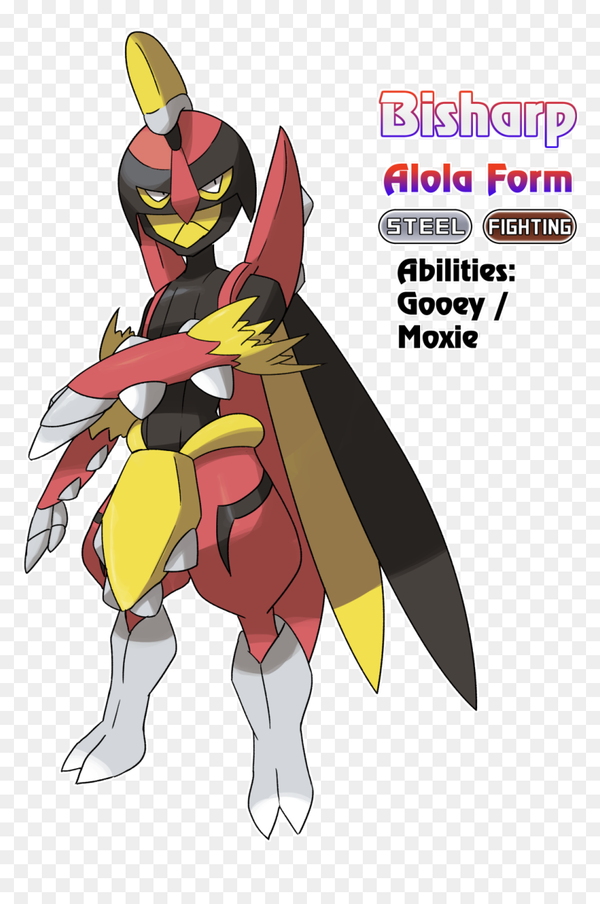 Pokemon Bisharp Alola Form, HD Png Download - bisharp png