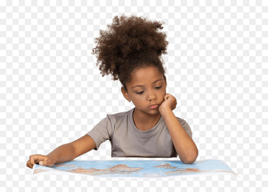 Sitting, HD Png Download - education girl png