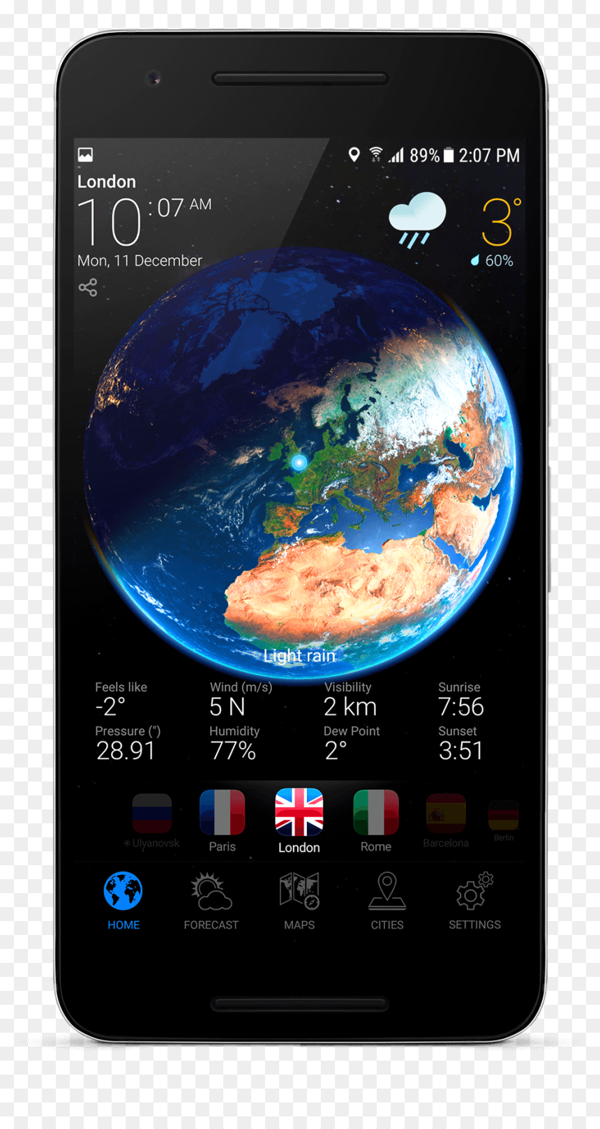 Weather Forecasting, HD Png Download - 3d world globe png